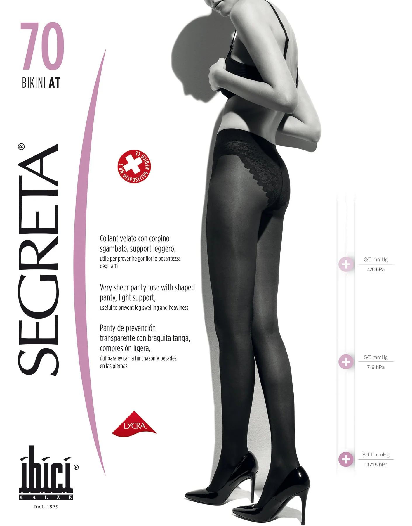 Bikini 70 Support Pantyhose - Image 7