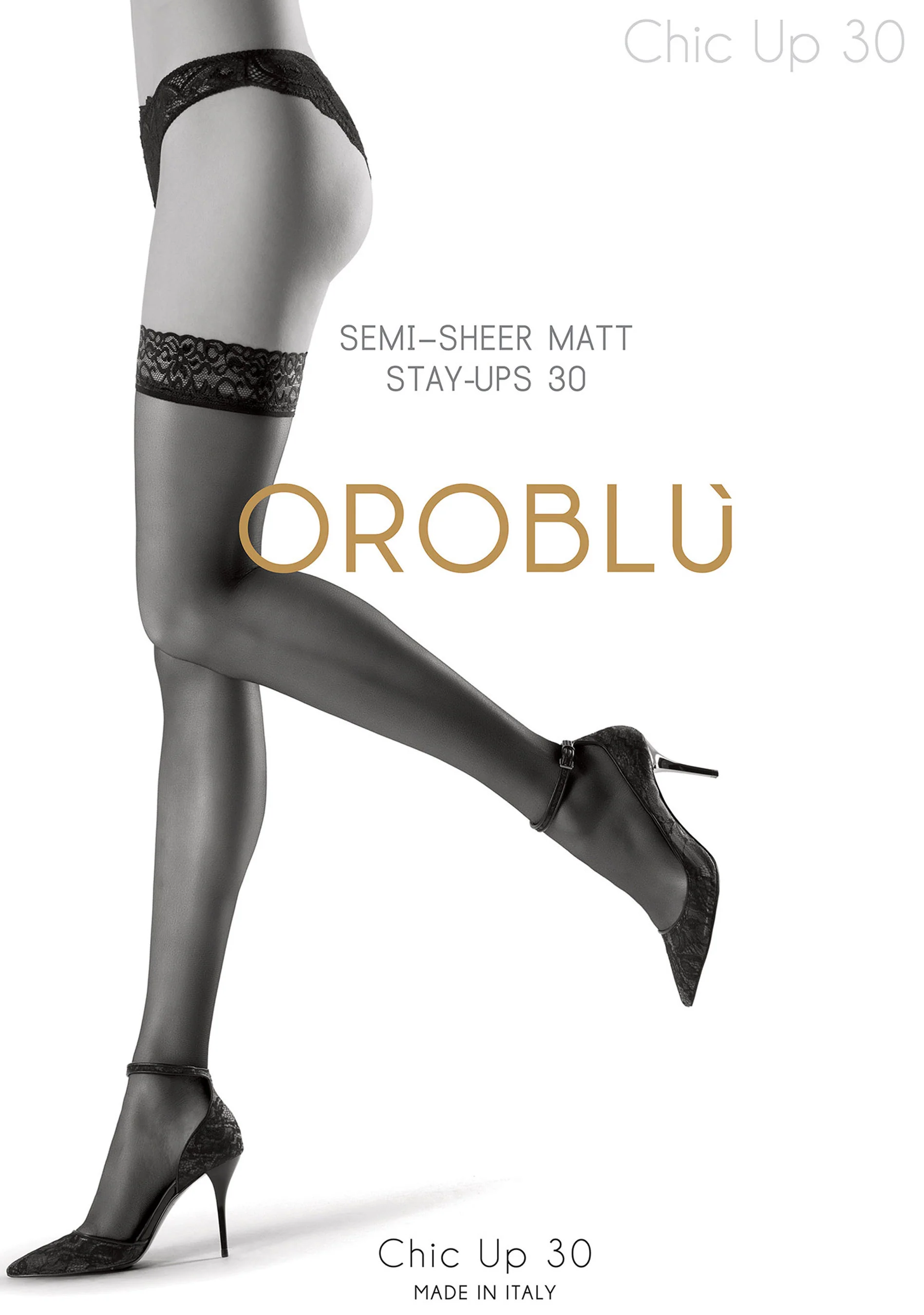 Chic Up 30 Stay Ups - Image 2