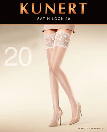 Satin Look 20 Stay Ups